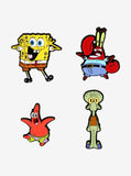 SpongeBob Squarepants Set of 4 Lapel Pins