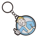 Fallout Vault Boy Metal Keychain