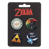 The Legend of Zelda 4 Button Set