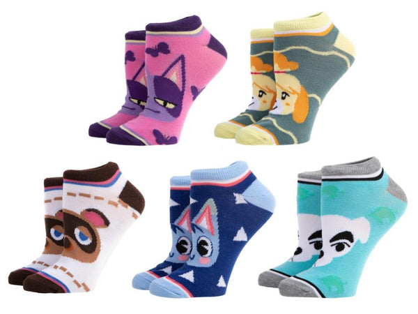 Animal Crossing: New Horizons Ankle Socks Five-Pack