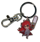 Black Butler Metal Keychain - Grell