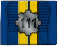 Fallout Vault 111 Bi-fold Wallet with Metal Logo