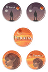 Feralia Buttons - 5 Pack