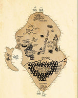 Feralia Print - Map of Mayura