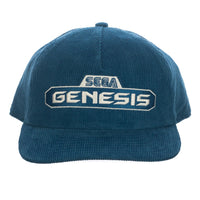 Sega Genesis Logo Corduroy Pre-Curved Bill Snapback