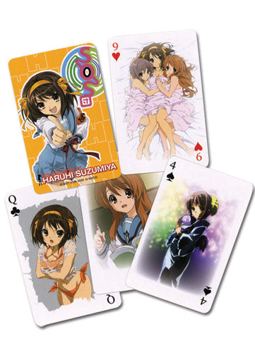 The Melancholy of Haruhi Suzumiya Playing Cards