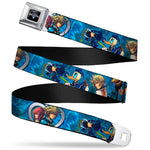 Kingdom Hearts 6-Character Pose 2 Seatbelt Belt by Buckle-Down
