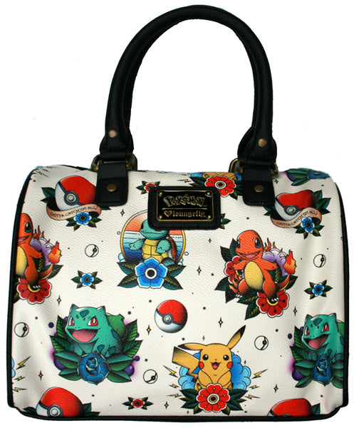 Loungefly Pokemon Pikachu Squirtle Bulbasaur Charmander Pokeball Shoulder Bag Purse