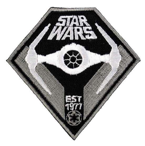 Loungefly Star Wars Darth Vader TIE Fighter EST 1977 Embroidered Patch