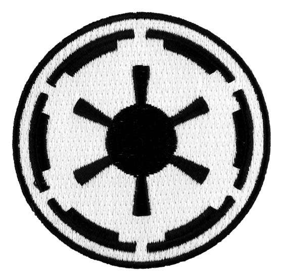 Loungefly Star Wars Imperial Logo White Embroidered Patch