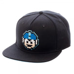 Megaman 8 Bit Black Snapback