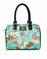 Loungefly Disney Moana Floral Flowers Duffel Tote Bag Purse Handbag
