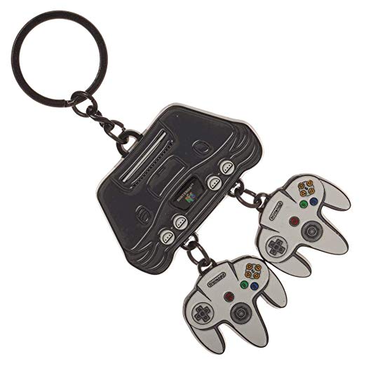 Nintendo 64 Metal Keychain