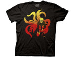 NARUTO SHIPPUDEN AND 9 TAILS CREW T-SHIRT
