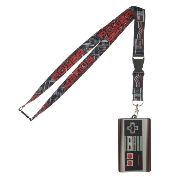 Nintendo NES Lanyard with Rubber ID Holder