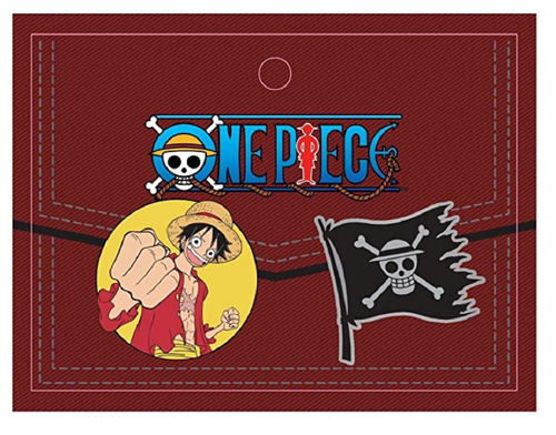 ONE PIECE LUFFY AND FLAG 2-PACK ENAMEL PINS