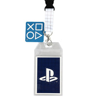 PlayStation Lanyard with Clear ID Sleeve and Charm
