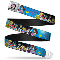 Sailor Moon Group Blues Seatbelt Belt by Buckle-Down