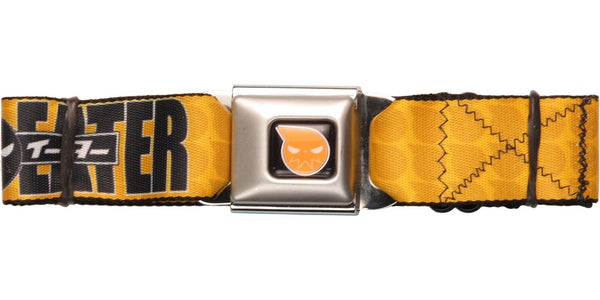Soul Eater Seatbelt Belt Yellow with Black Logo