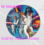 Star Wars 1 1/4 inch Button by Loungefly - A New Hope Classic Movie Poster