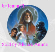 Star Wars 1 1/4 inch Button by Loungefly - A New Hope Group Collage