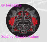 Star Wars 1 1/4 inch Button by Loungefly - Darth Vader Floral Design