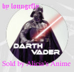 Star Wars 1 1/4 inch Button by Loungefly - Darth Vader Photo
