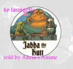 Star Wars 1 1/4 inch Button by Loungefly - Jabba the Hutt