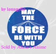 Star Wars 1 1/4 inch Button by Loungefly - May The Force Be With You