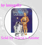 Star Wars 1 1/4 inch Button by Loungefly - R2-D2 and C-3PO