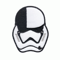 Loungefly Star Wars First Order Stormtrooper Executioner Helmet Iron On Patch