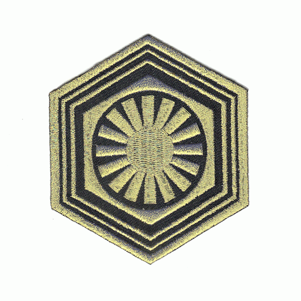 Loungefly Star Wars First Order Golden Iron On Patch