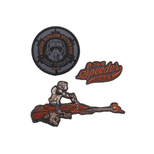 Loungefly Star Wars Speeder Bike and Scout Trooper Patch Set