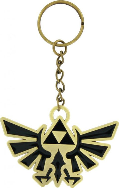 The Legend of Zelda Keychain - Metal Triforce Emblem