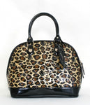 HELLO KITTY LEOPARD PATENT EMBOSSED TOTE BAG - Large